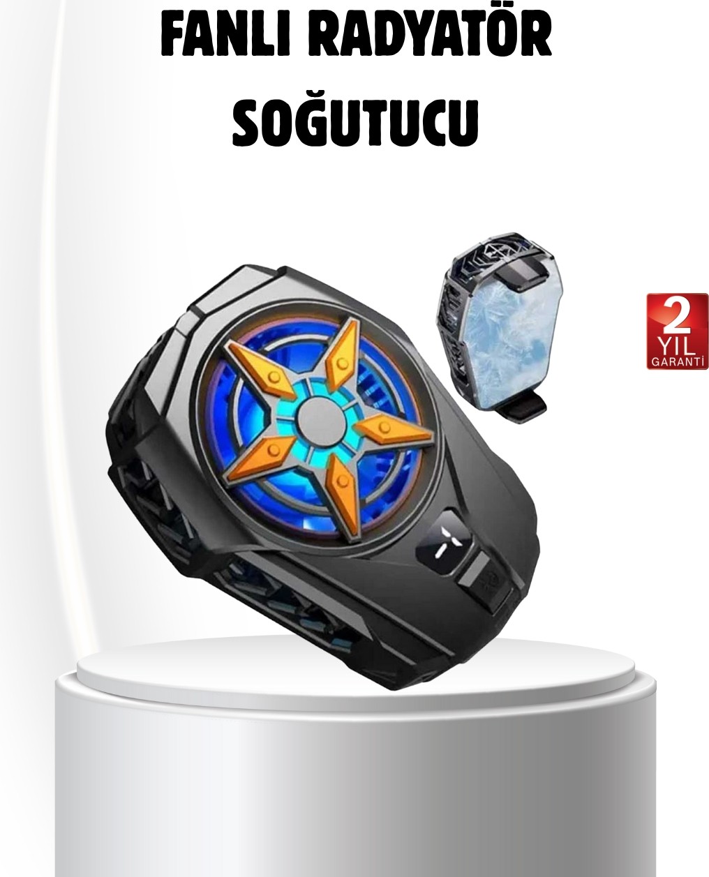 Esranın Dünyası Oyun Telefonu Soğutucu Fan, Sessiz ve Kompakt Mobil Soğutma Cihazı - Lisinya