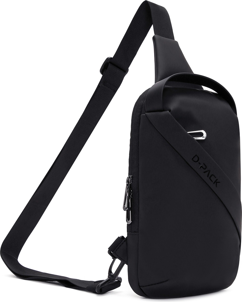Derimod D-Pack Siyah Kumaş Çapraz Çanta Erkekler İçin Şık ve Ergonomik Tasarım 23WBD30076F görsel 3