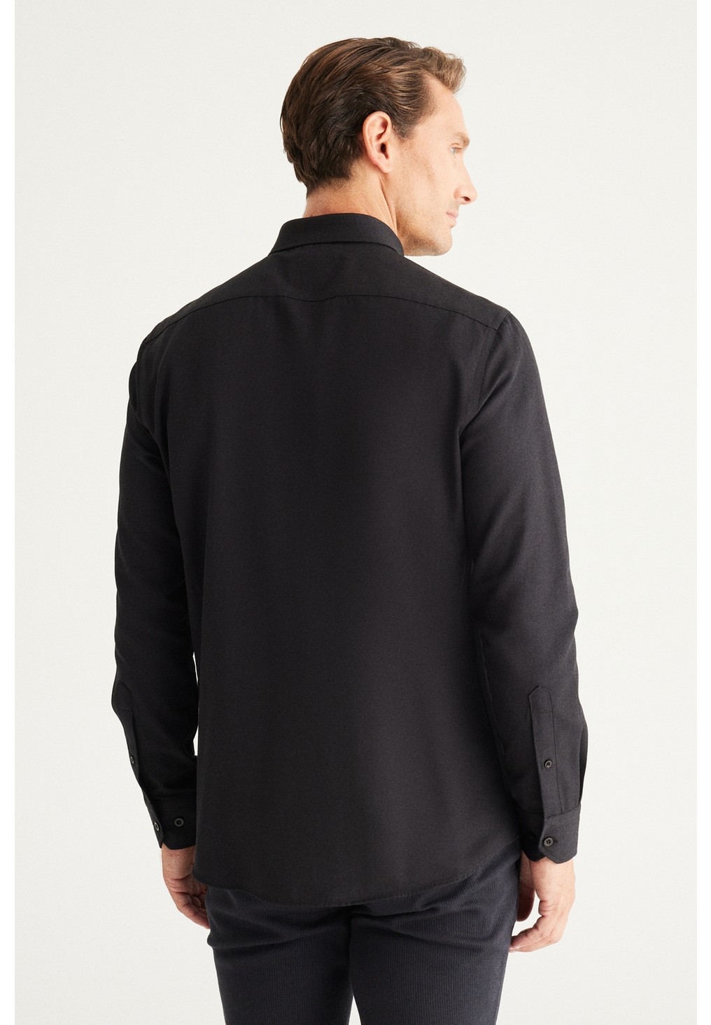 Altınyıldız Classics 2'li Pamuklu Kolay Ütülenebliir Slim Fit Dar Kesim Düğmeli Yaka Oxford Gömlek Paketi görsel 8