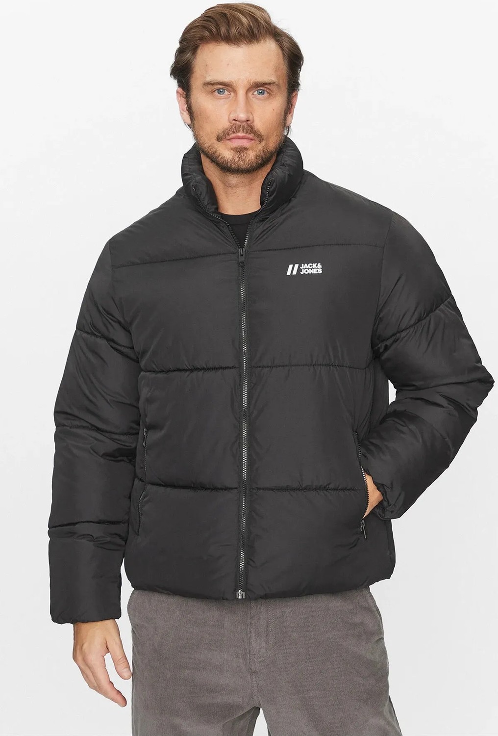 Jack & Jones Jjmax Puffer Jacket Erkek Şişme Mont Siyah 12238745 V3 görsel 7