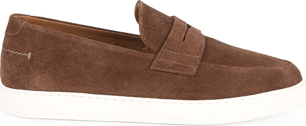 Libero L5877 Erkek Hakiki Baskılı Süet Hafif Eva Taban Casual Loafer Ayakkabı görsel 6