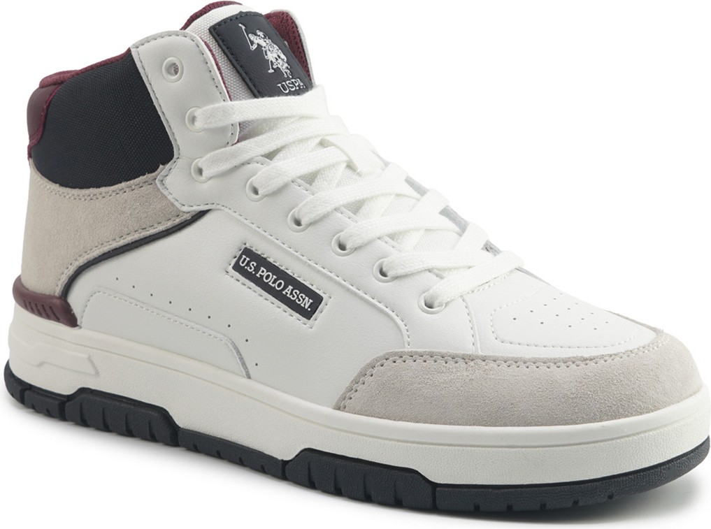 U.S. Polo Assn. Boldıe Hı 5pr Beyaz Erkek High Sneaker görsel 7