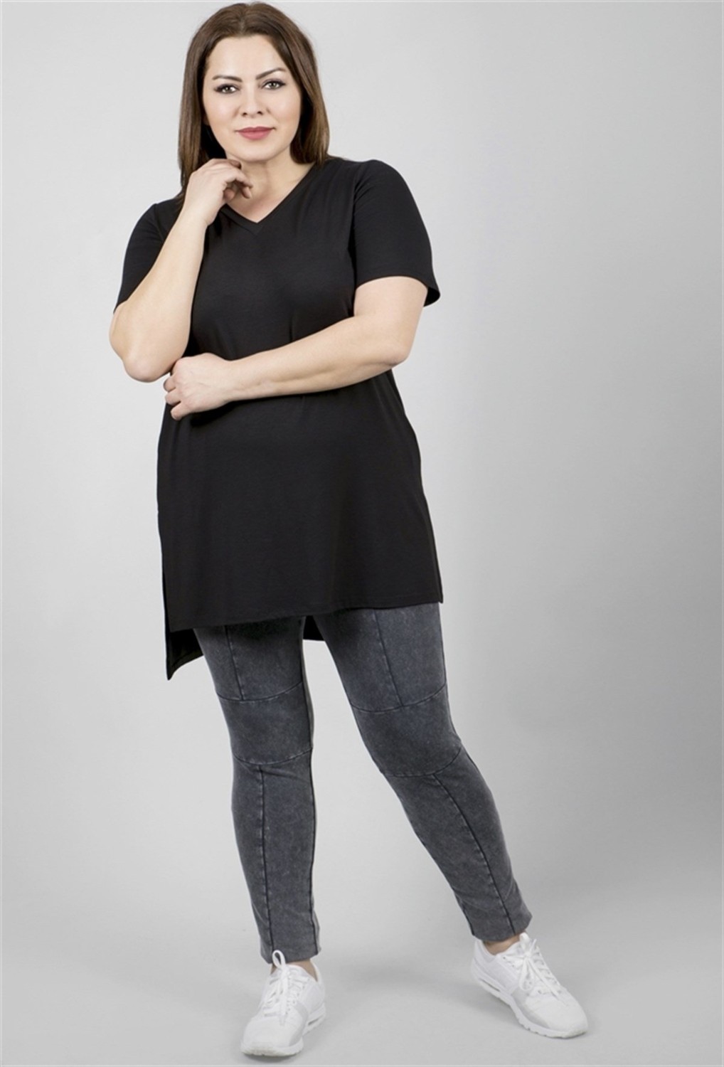 Myline Asit Yıkamalı Tayt 23656-m