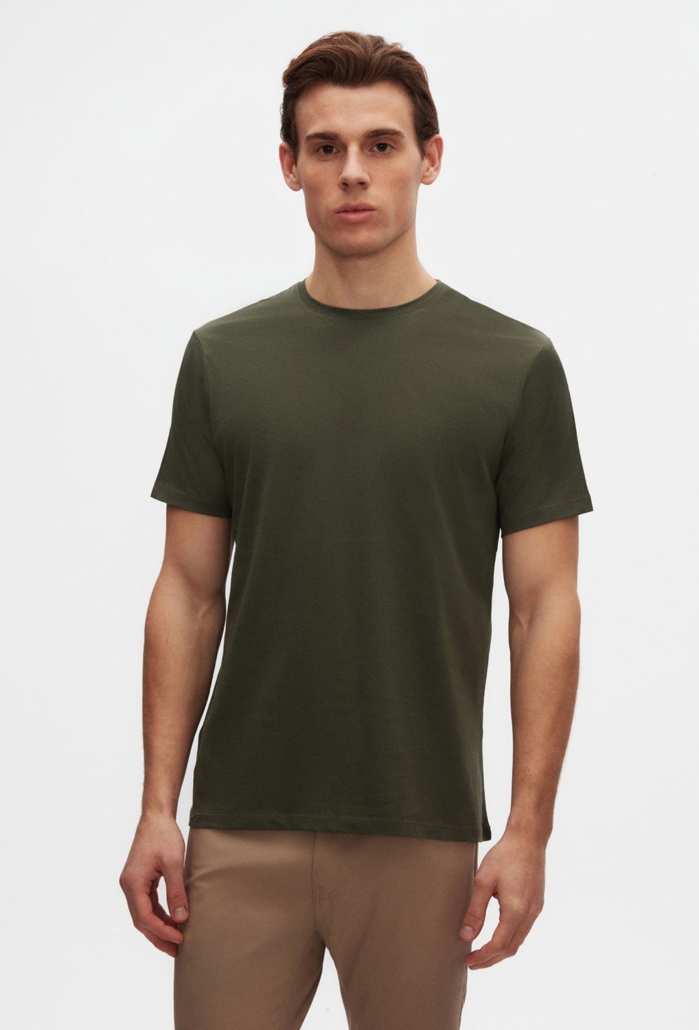 D'S Damat Slim Fit Lacivert Bisiklet Yaka %100 Pamuklu Nefes Alabilen T-shirt 4HC141996753M
