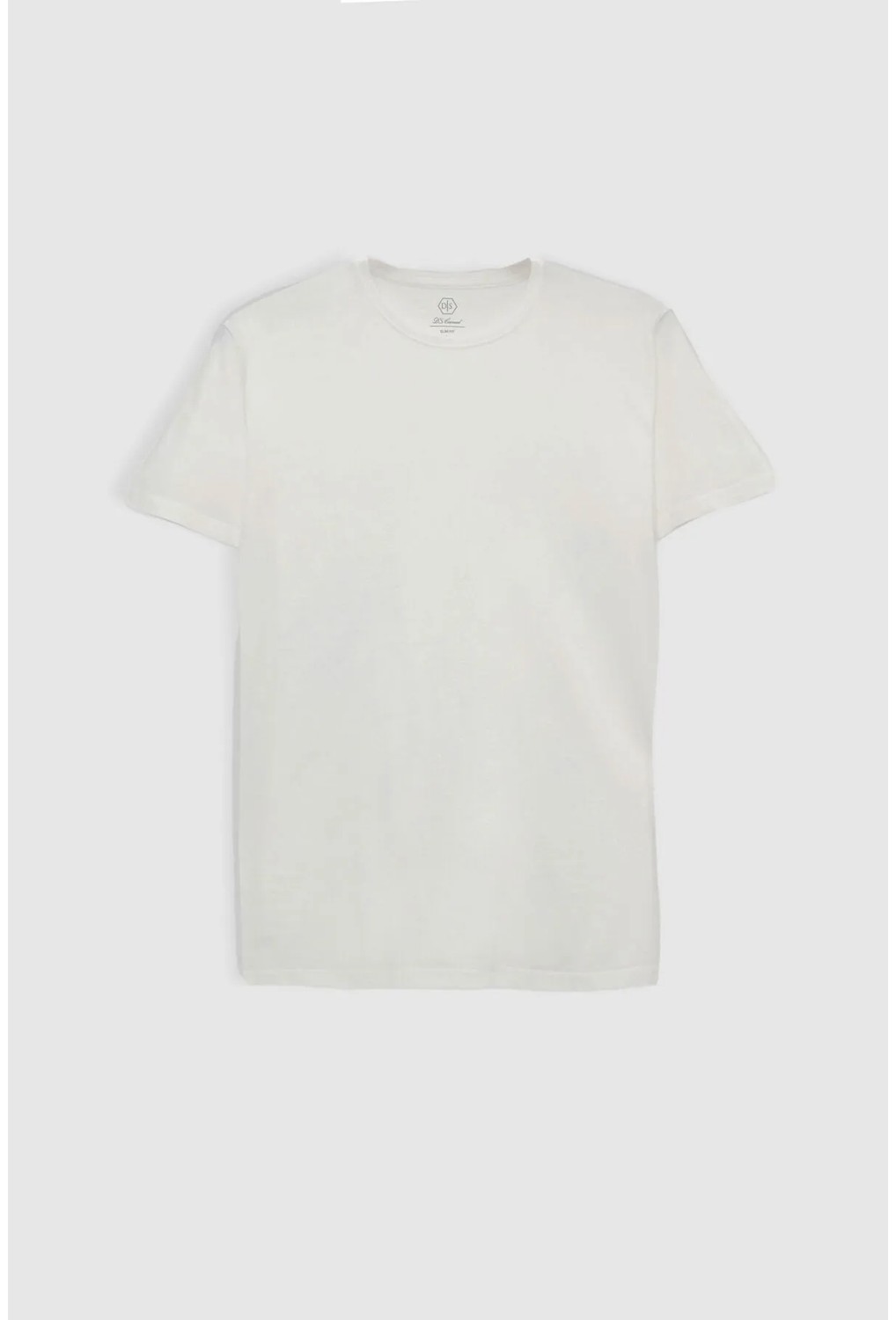 D'S Damat Slim Fit Lacivert Bisiklet Yaka %100 Pamuklu Nefes Alabilen T-shirt 4HC141996753M görsel 7