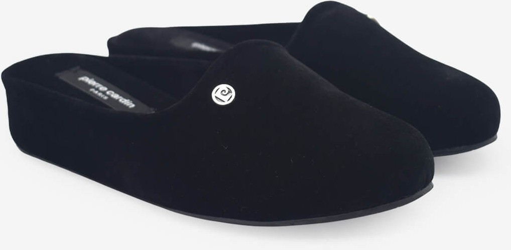 Pierre Cardin Kadın Dolgu Topuk Ev Terliği Siyah PC-55372 görsel 2