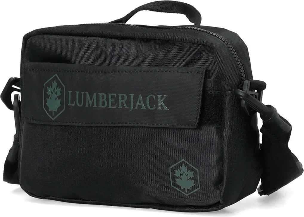 Lumberjack Çapraz Çanta Unisex Siyah Raın Cprz görsel 2