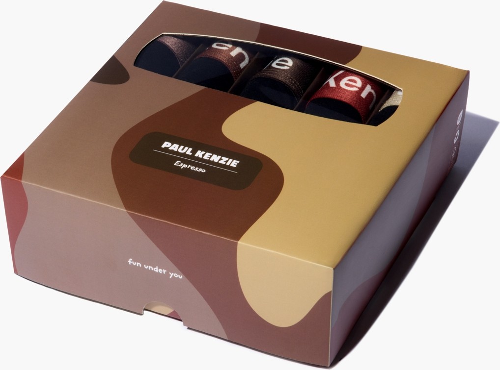 Paul Kenzie 5'li Erkek Boxer - Espresso görsel 2
