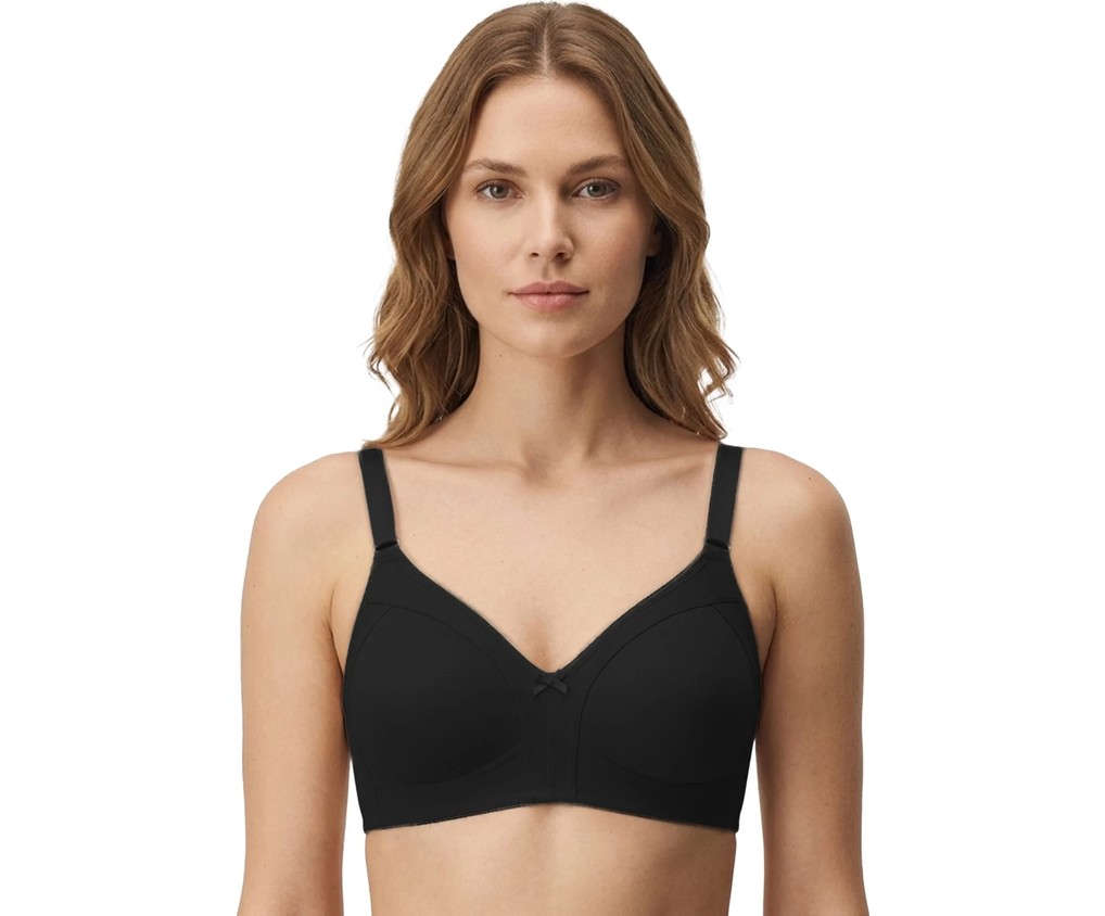 Cottonhill Bra - Fiora | Büyük Beden Balensiz Pamuklu Ayarlanabilir Askılı Kadın Sütyen 3'lü Paket görsel 3