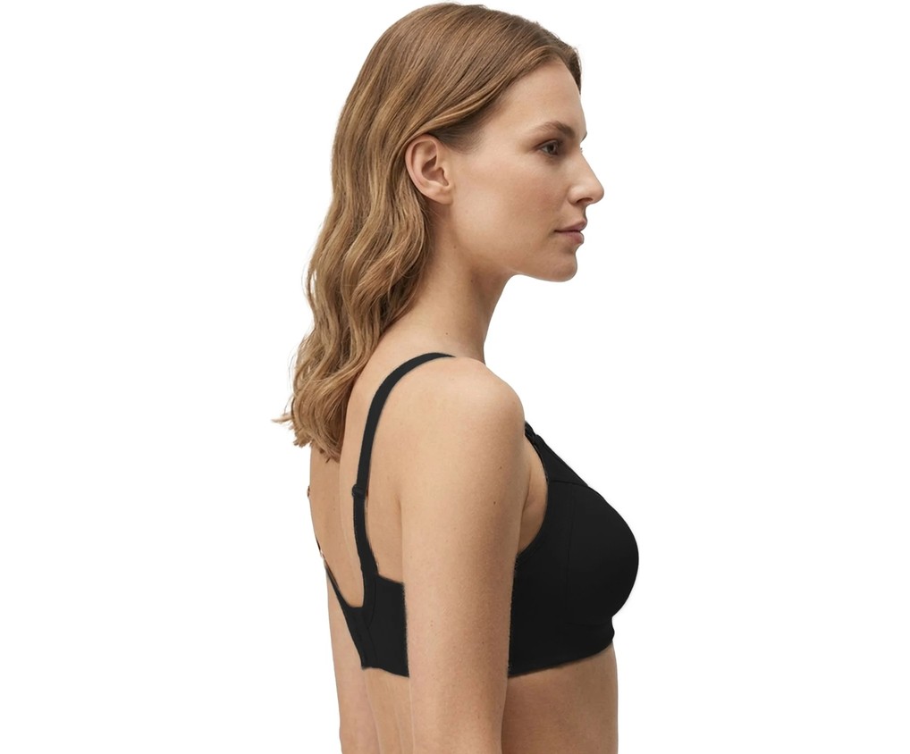 Cottonhill Bra - Fiora | Büyük Beden Balensiz Pamuklu Ayarlanabilir Askılı Kadın Sütyen 3'lü Paket görsel 6