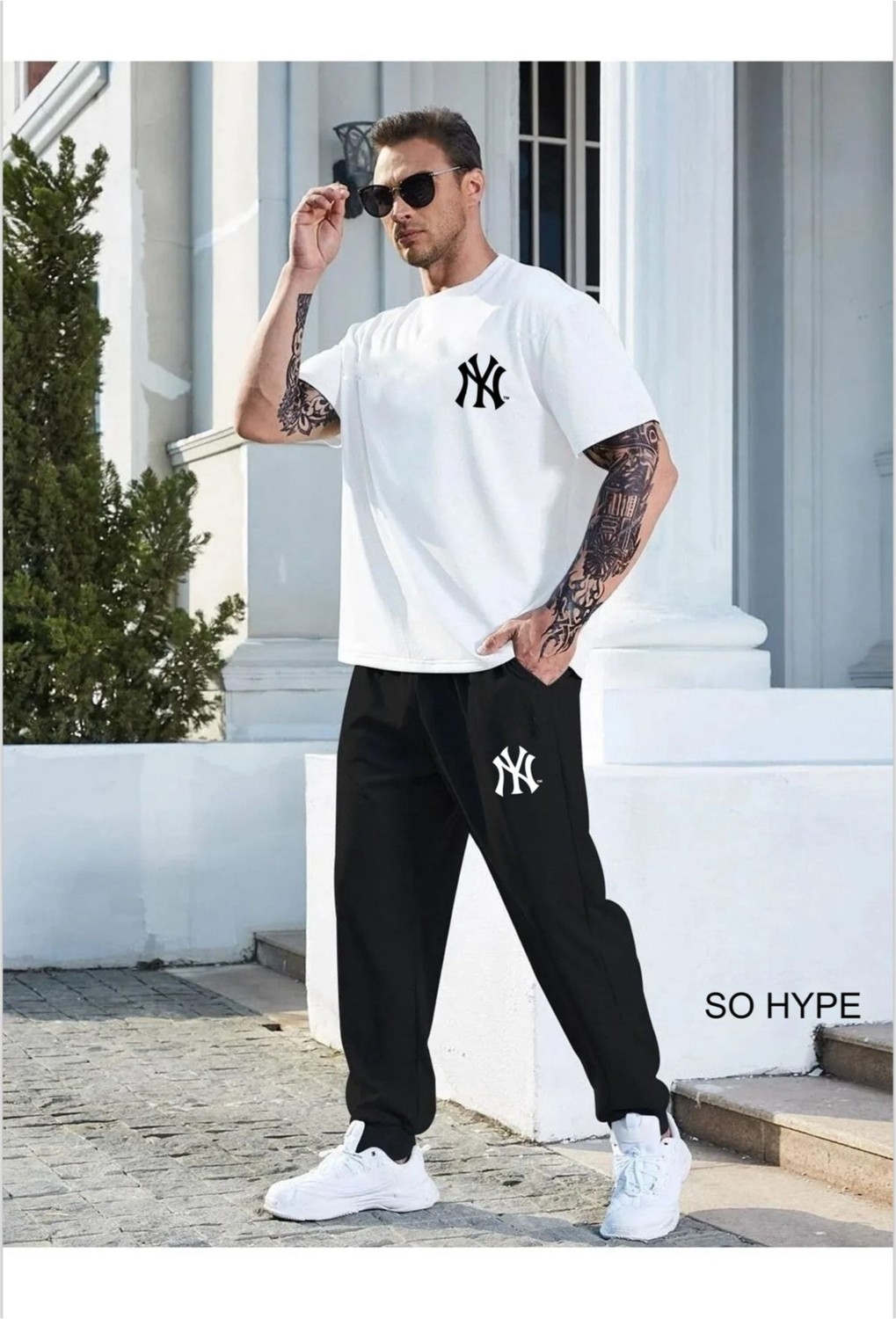 Yoho Sport Oversize Ny Baskılı Erkek Eşofman Takımı Sohype