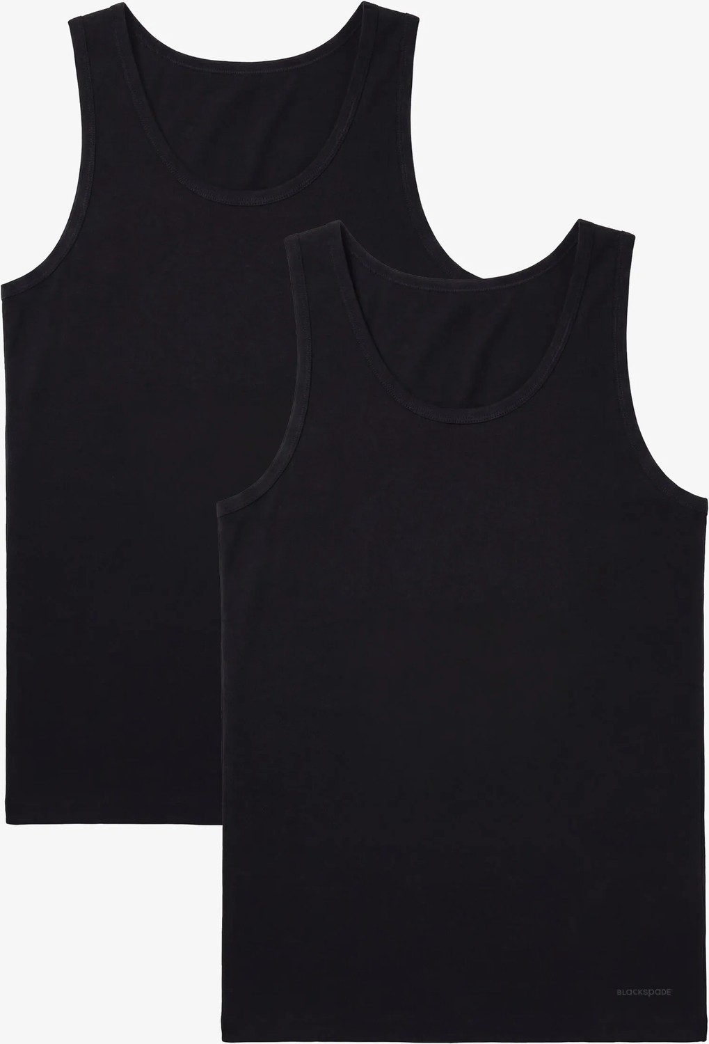 Blackspade Erkek Atlet 2'li Paket Loose Fit 9225 - Beyaz görsel 5