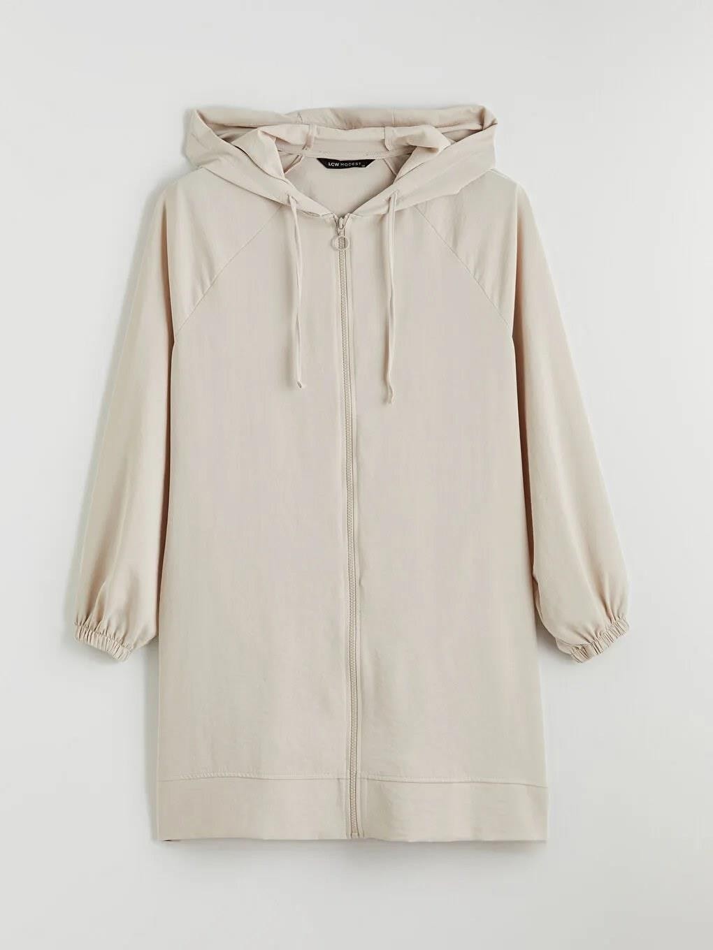 LC Waikiki Kapüşonlu Oversize Kadın Tunik (S6) görsel 5