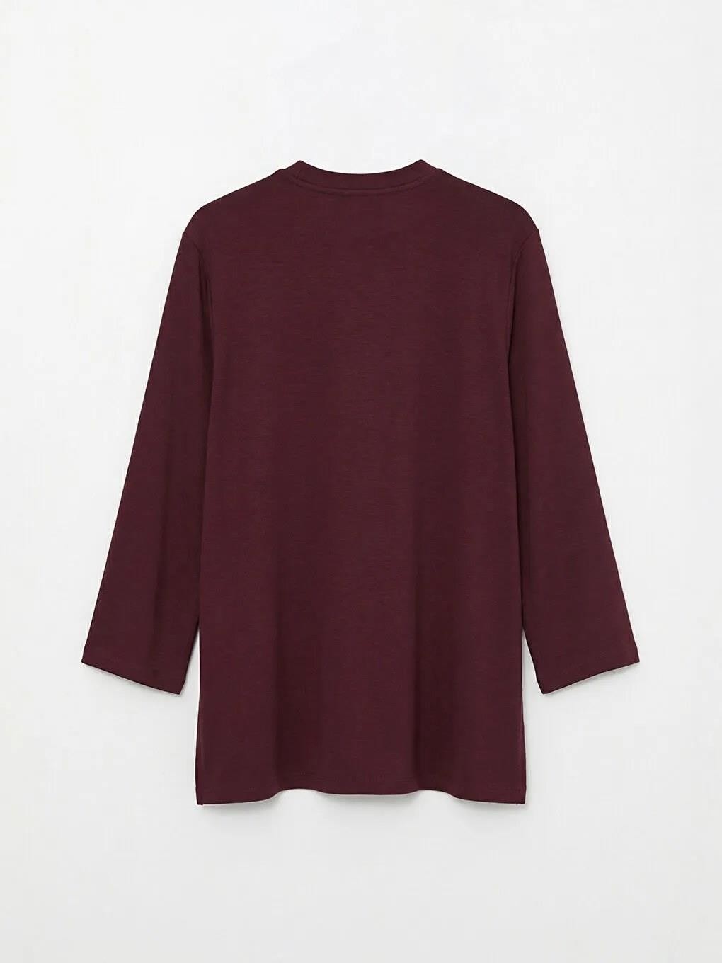 LC Waikiki Soft Touch Oversize Kadın Sweatshirt Tunik (S6) görsel 2