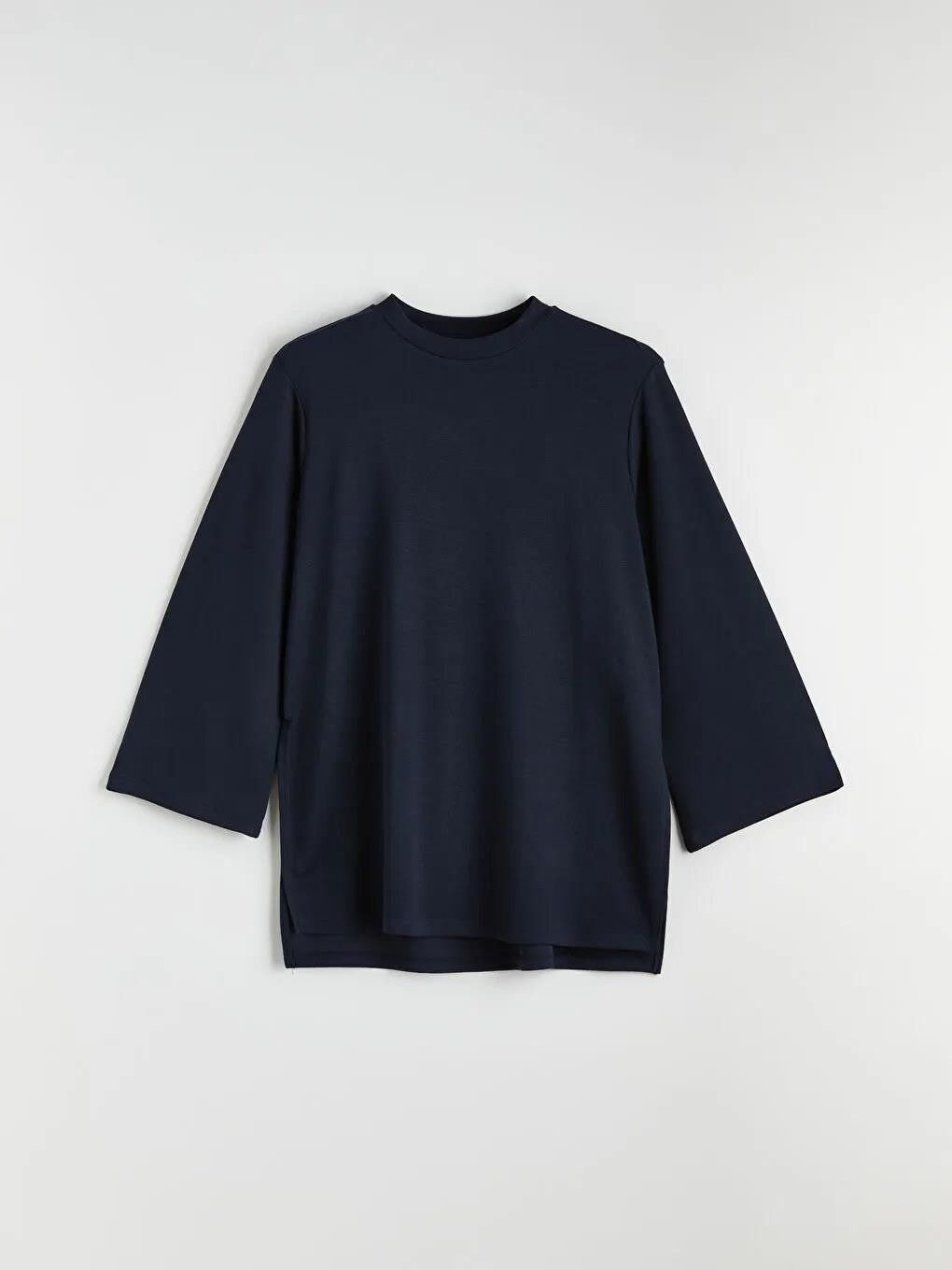 LC Waikiki Soft Touch Oversize Kadın Sweatshirt Tunik (S6) görsel 7