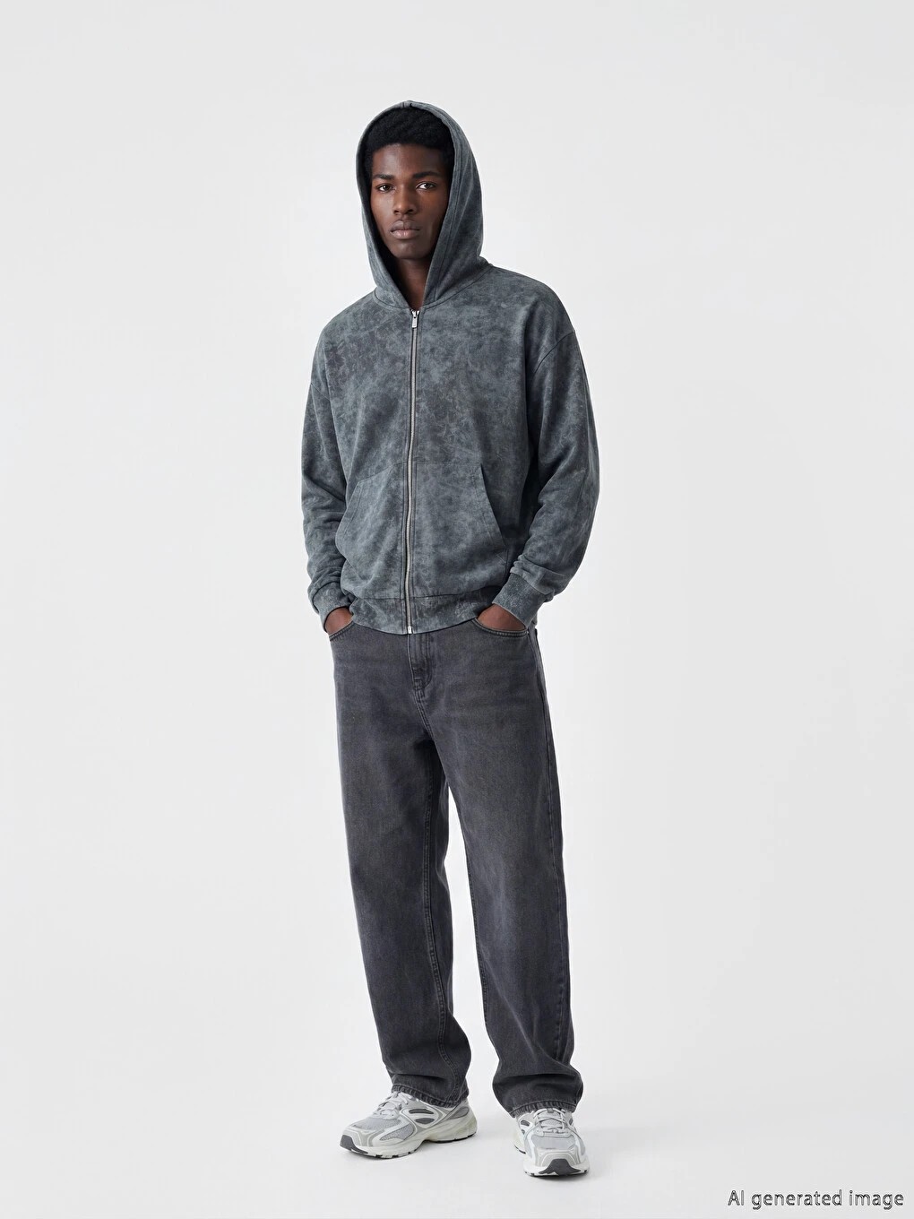 LC Waikiki Lacivert Standart Fit Dik Yaka Erkek Polar Yelek görsel 7