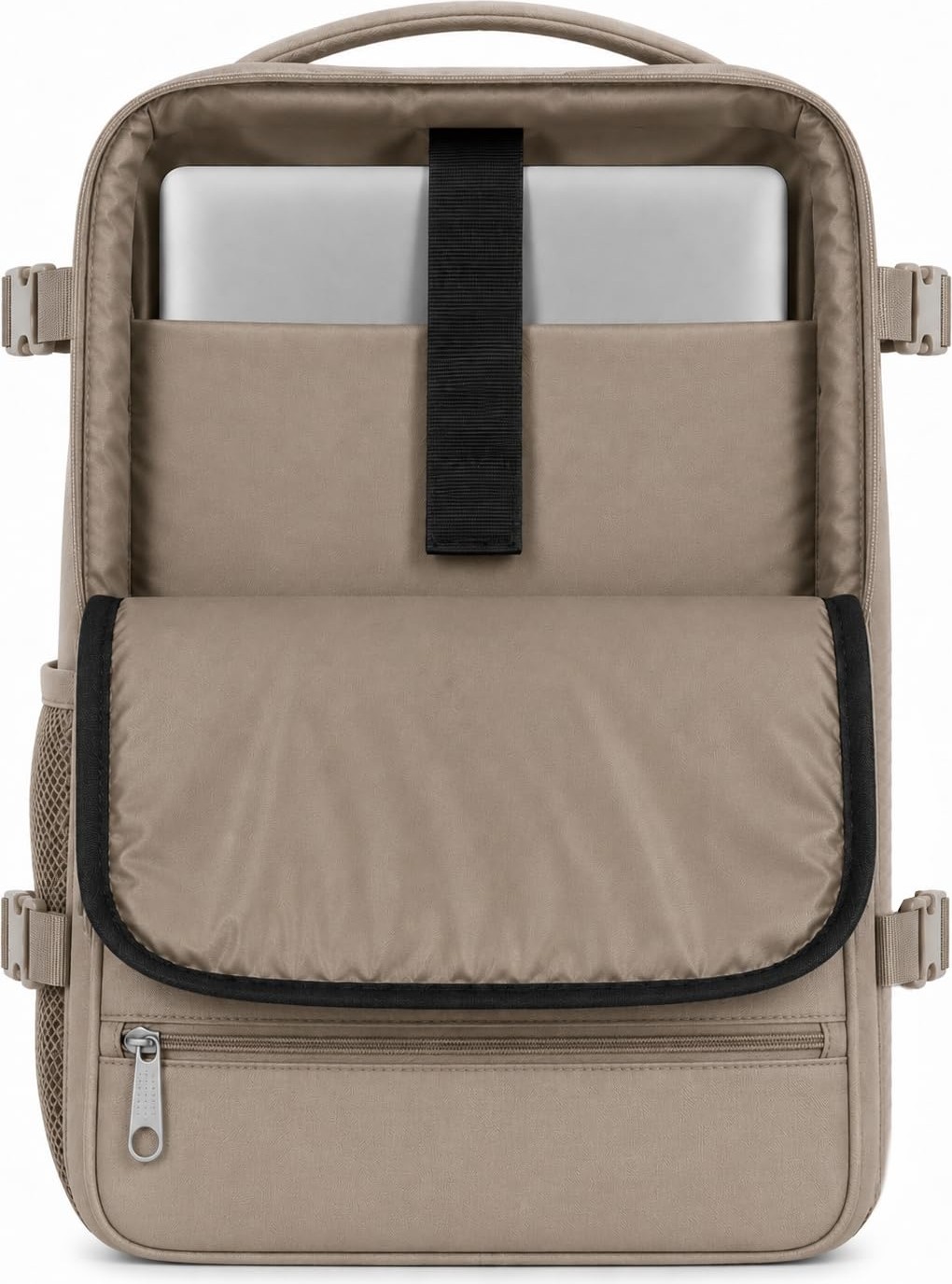Die Grup Classone Xyz Serisi TR-100C Kabin Boy,uçak Içi, Ergonomik, Laptop ve Tablet Bölmeli, Seyahat, Valiz, 15-18 Inch Uyumlu Notebook, Laptop Sırt Çantası, Camel görsel 5