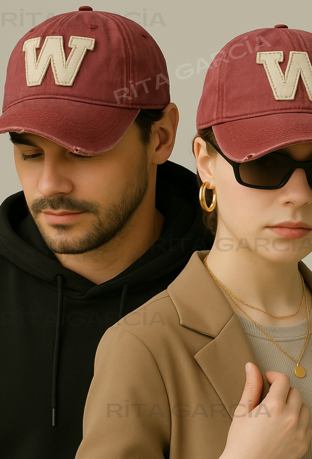 Elif İç Giyim Unisex Eskitme W Şapka