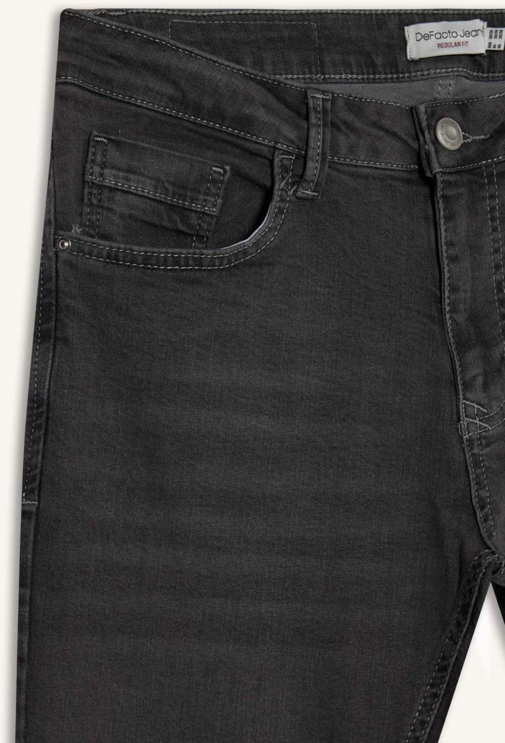 DeFacto Sergio Regular Fit Normal Bel Boru Paça Jean Pantolon G5566AX25WN görsel 5