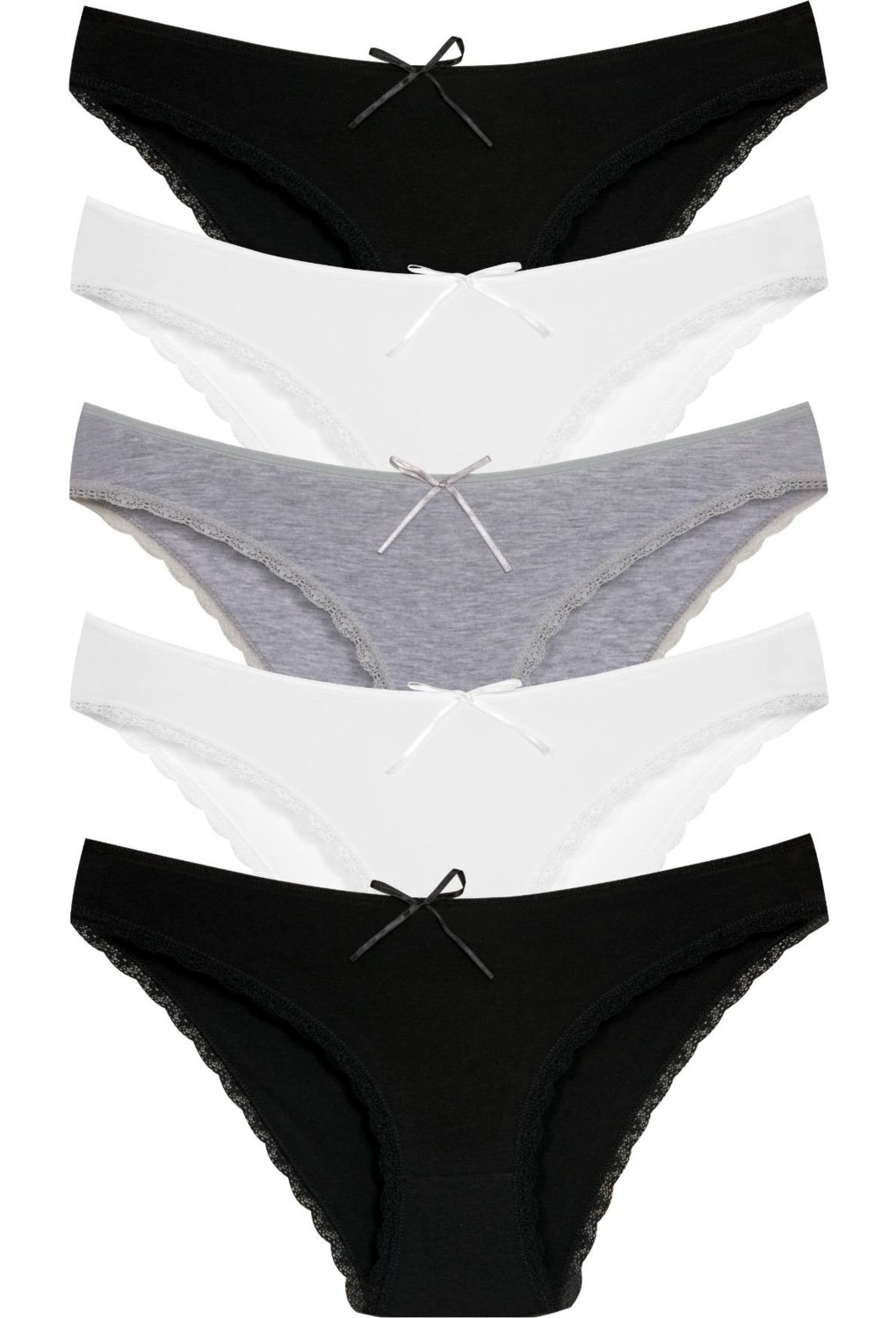 New Lilla 1101 Bikini Kadın T. Dantelli Külot Paketi görsel 7