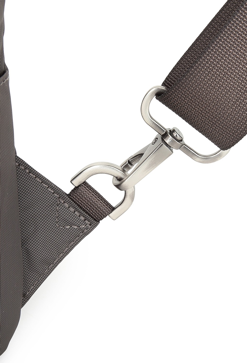 Smart Bags Smart Unisex Body Bag Tasarım Vücut Sırt ve Göğüs Çantası Ayarlanabilir Askılı Gri görsel 6