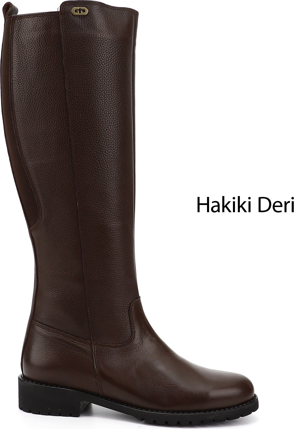 Gönderi(r) Kadın Siyah Floter Fermuarlı Kauçuk Taban Hakiki Deri Çizme görsel 8