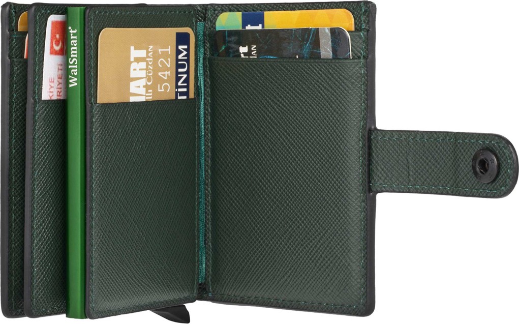 Walsmart Multiple Safiano Akıllı Mekanizmalı Cüzdan görsel 8