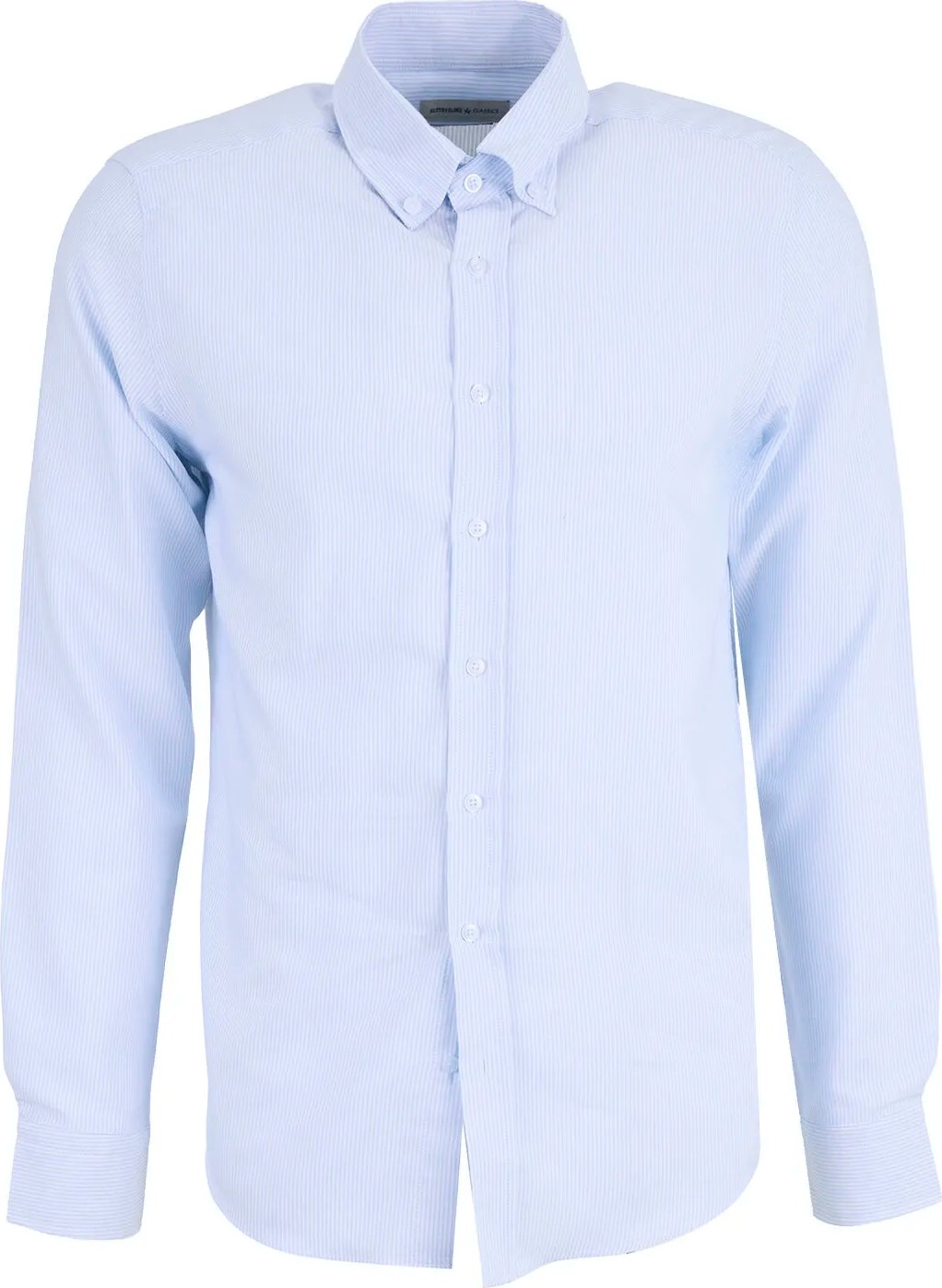 Altınyıldız Classics Mavi Erkek Düğmeli Tailored Fit Çizgili Gömlek ACE201262278 görsel 6