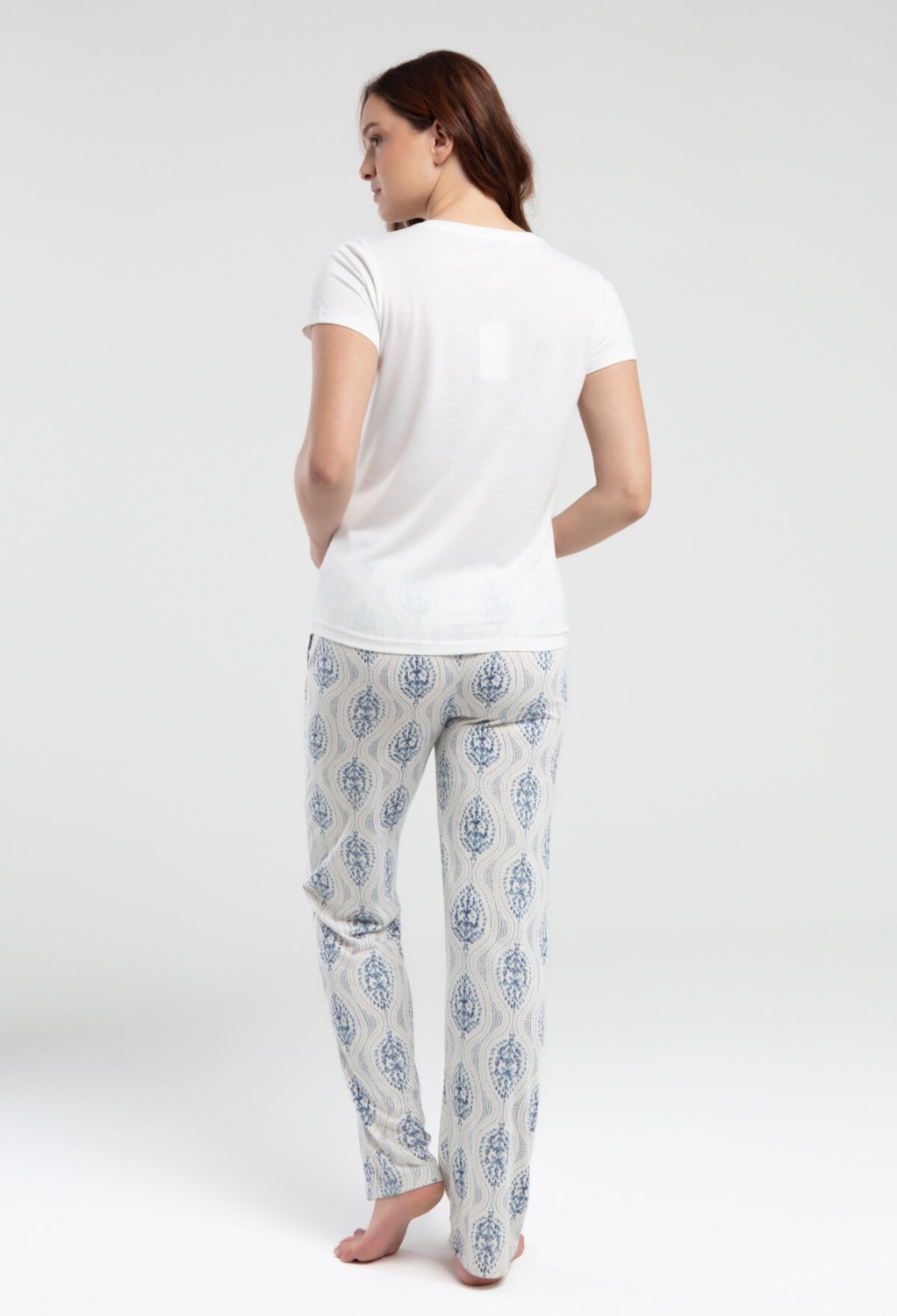 Arnetta Kadın Krem Pijama Takımı görsel 2