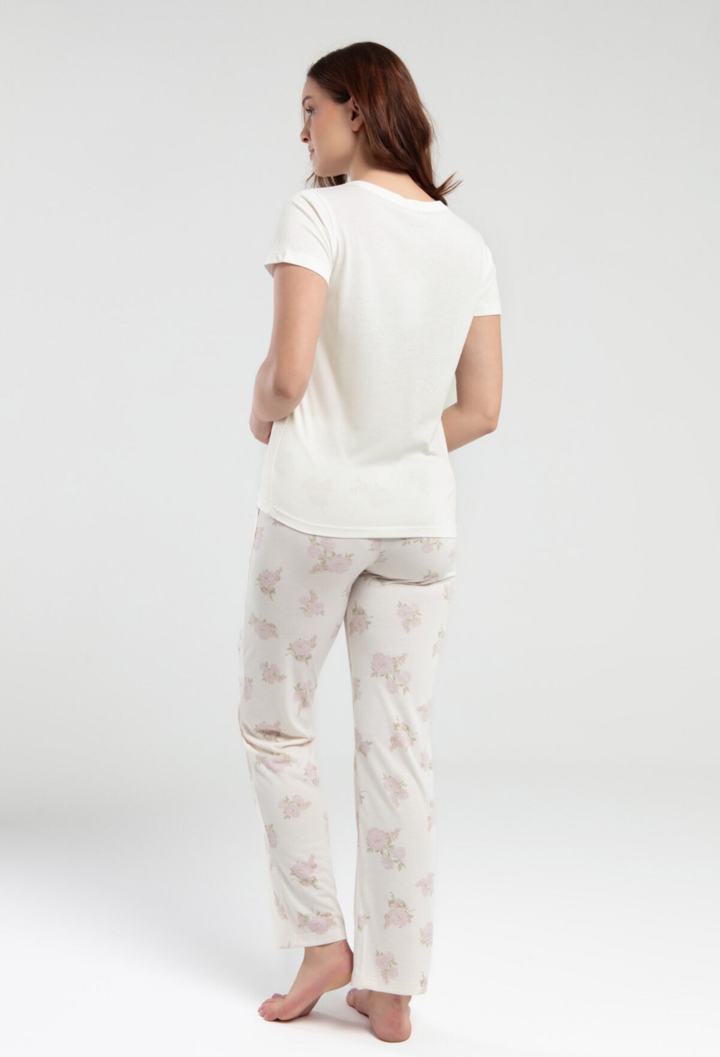 Pierre Cardin Kadın Krem Pijama Takımı PC9004-S-V1 görsel 4
