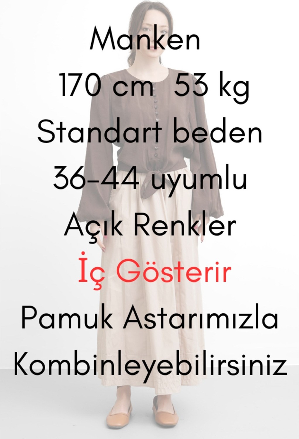 Salisburys Molly Nelly Kadın Vual Uzun Etek görsel 2