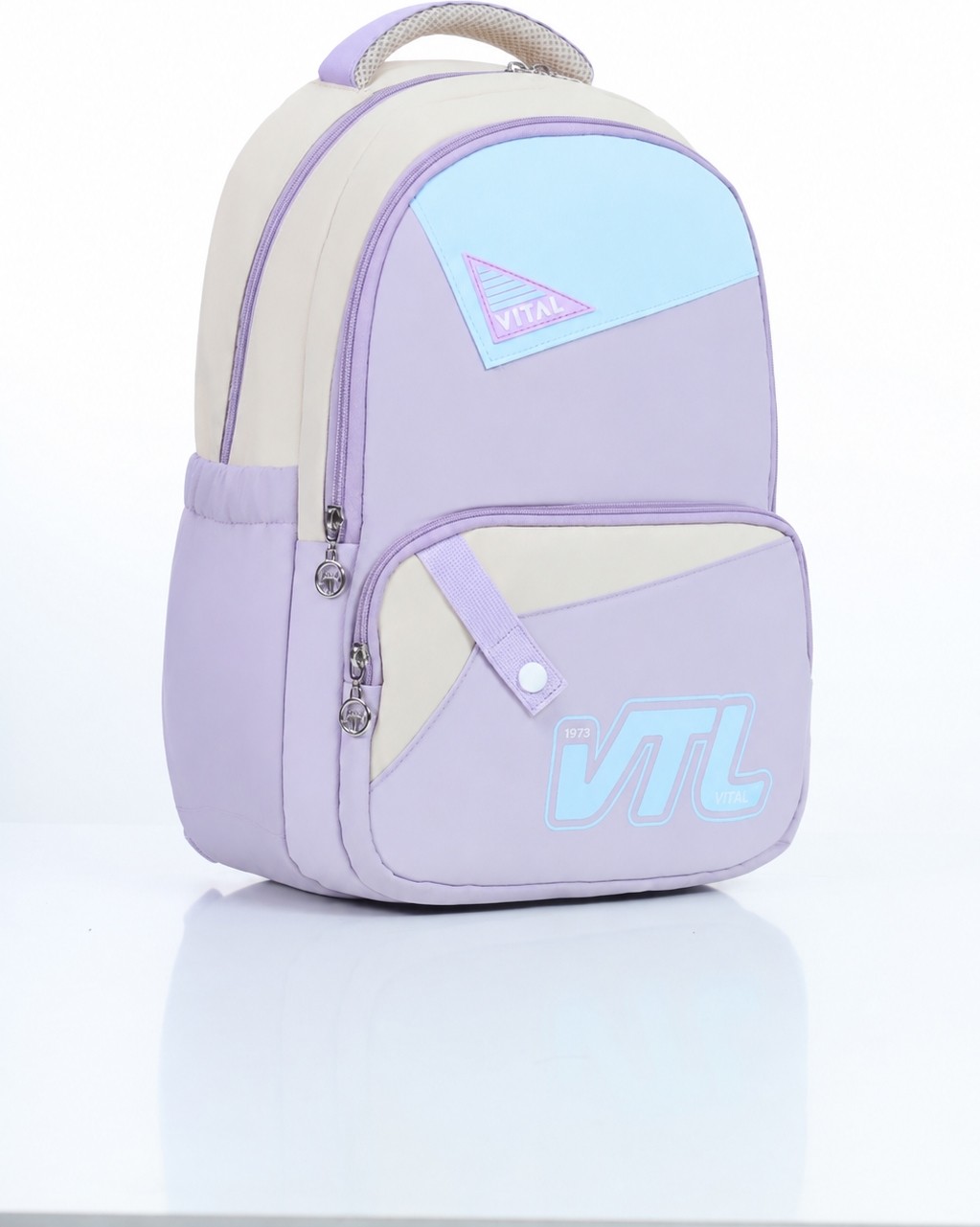 Vital Modern Line Unisex Okul Çantası (Su Geçirmez Kumaş) görsel 4