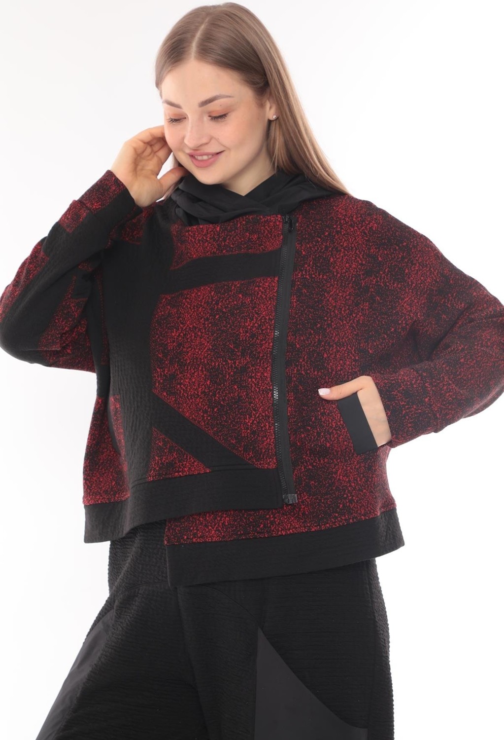 Zedd Plus 23508 Ceket Kırmızı görsel 2