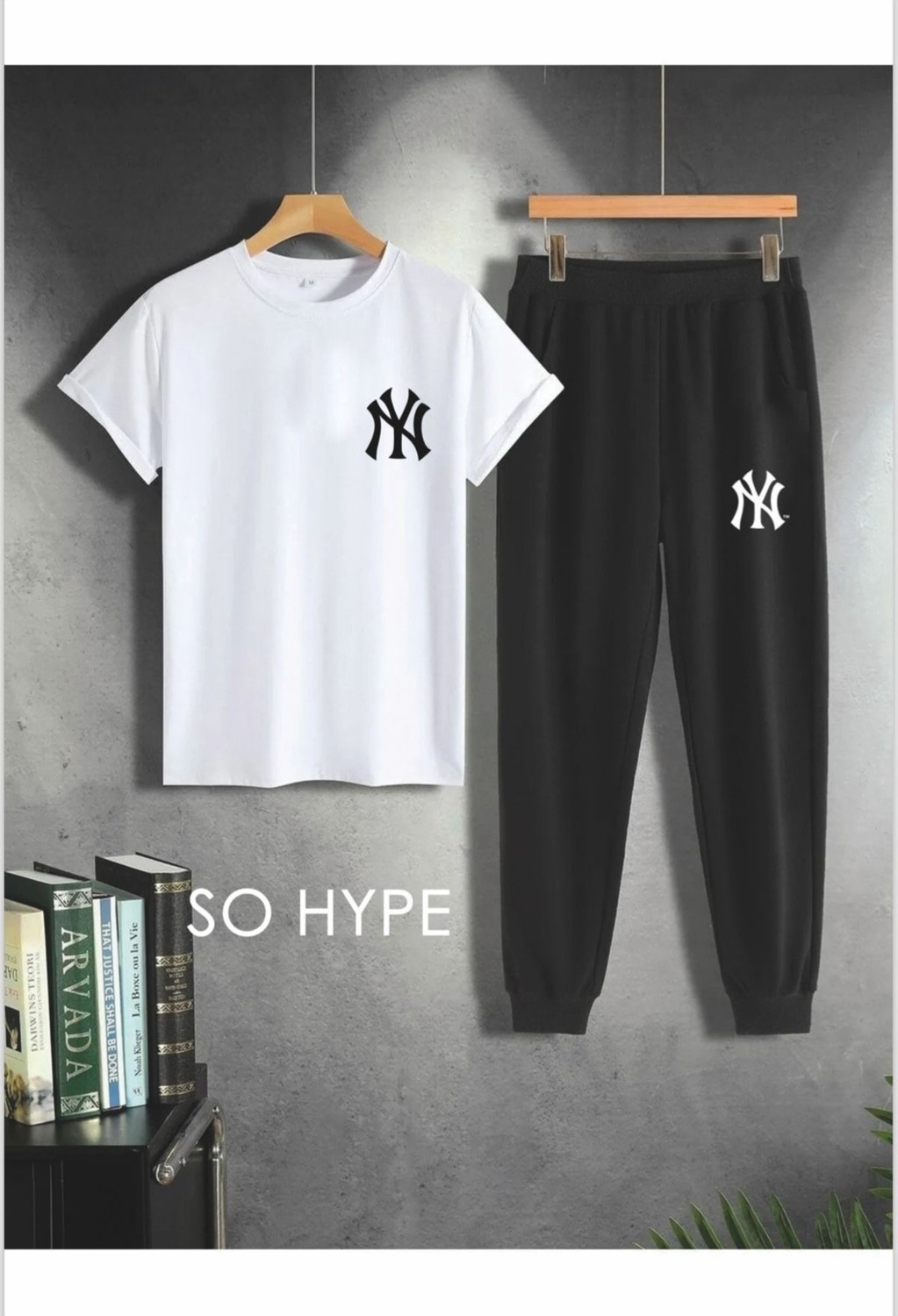 Yoho Sport Oversize Ny Baskılı Erkek Eşofman Takımı Sohype görsel 2