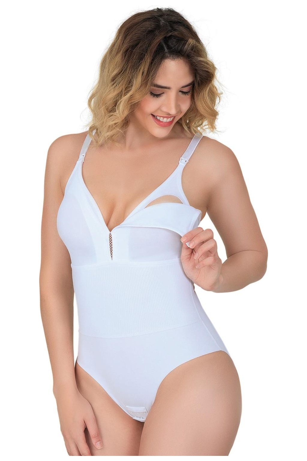 Beruflic Beyaz Mı Angel 2944 Sırt Destekli Badi Emzirme Korse