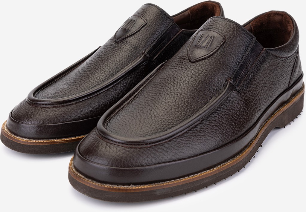 Valmenti Erkek Hakiki Deri Kahverengi Loafer Ayakkabı 374 1401 Erk Ayk SK25-26 Kahve Fltr görsel 5