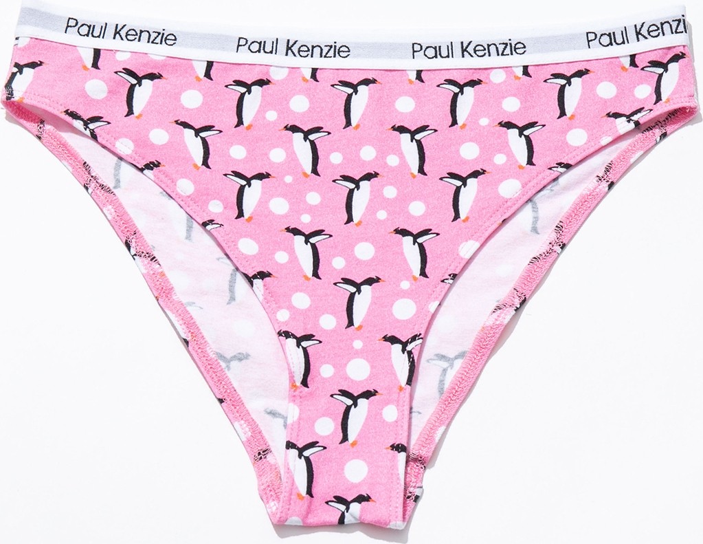 Paul Kenzie Unique Effect Desenli Kadın Slip Külot - Penguin
