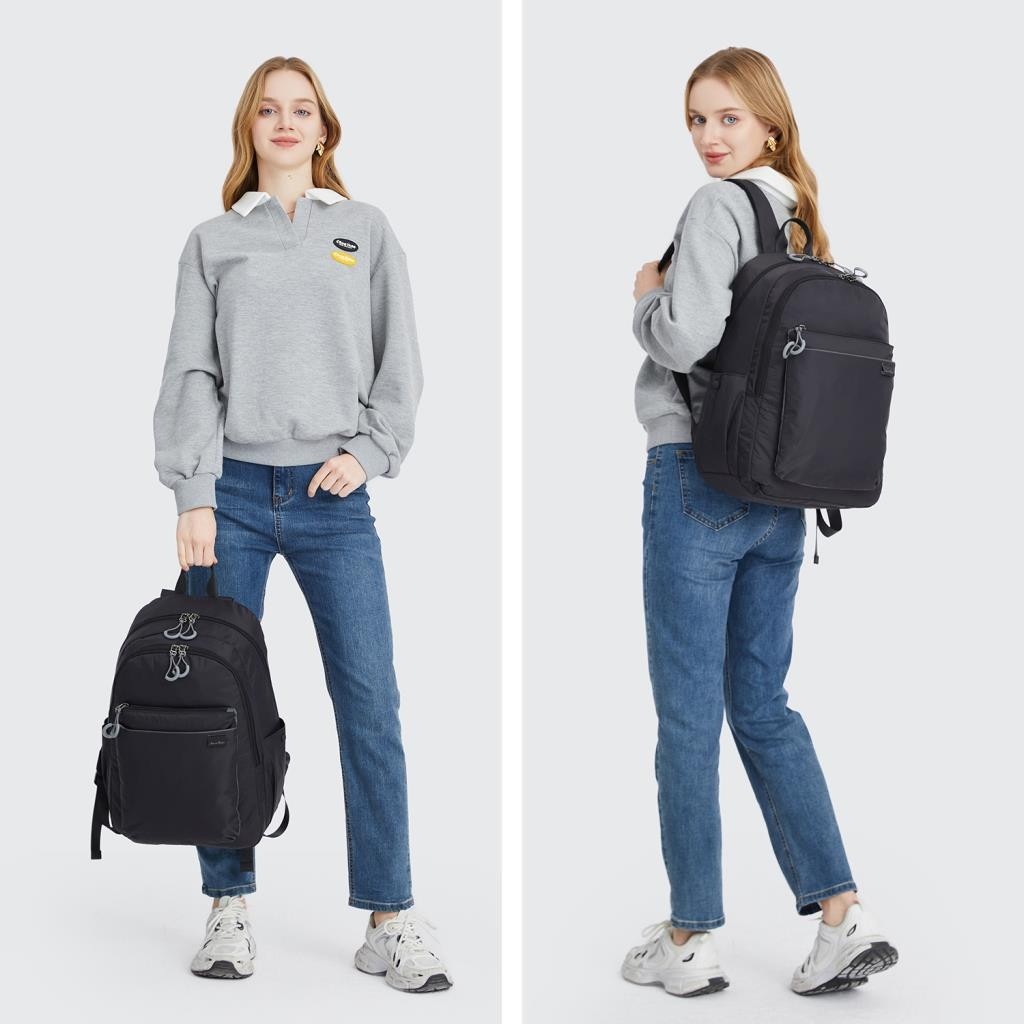 Smart Bags Extra Hafif Büyük Boy Uniseks Sırt Çantası BC 3229 - Kahve görsel 4