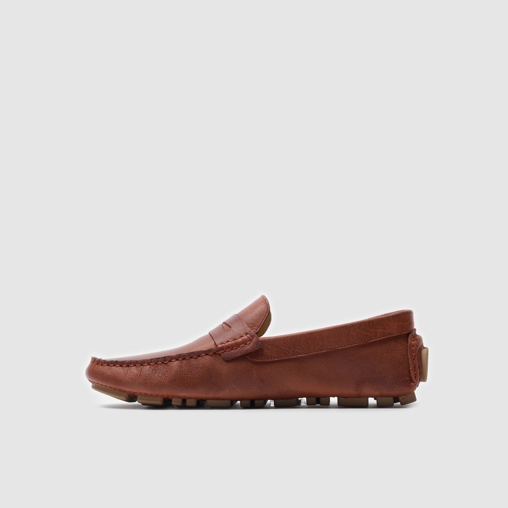 Togo Erkek Loafer AYAKKABI052054, Bordo Eskitme, 40 görsel 2