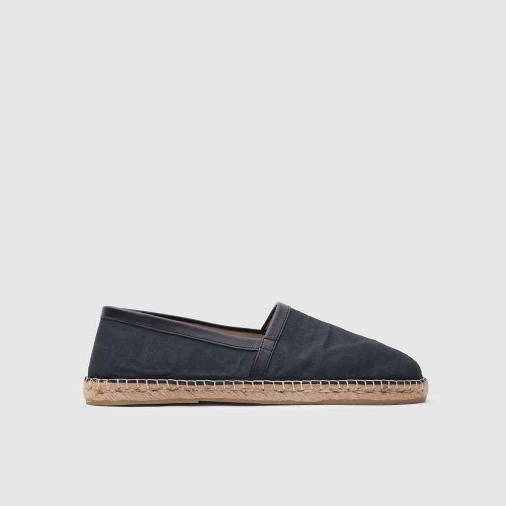 Togo Erkek Espadril Ayakkabı 052050, Siyah Monogram, 42