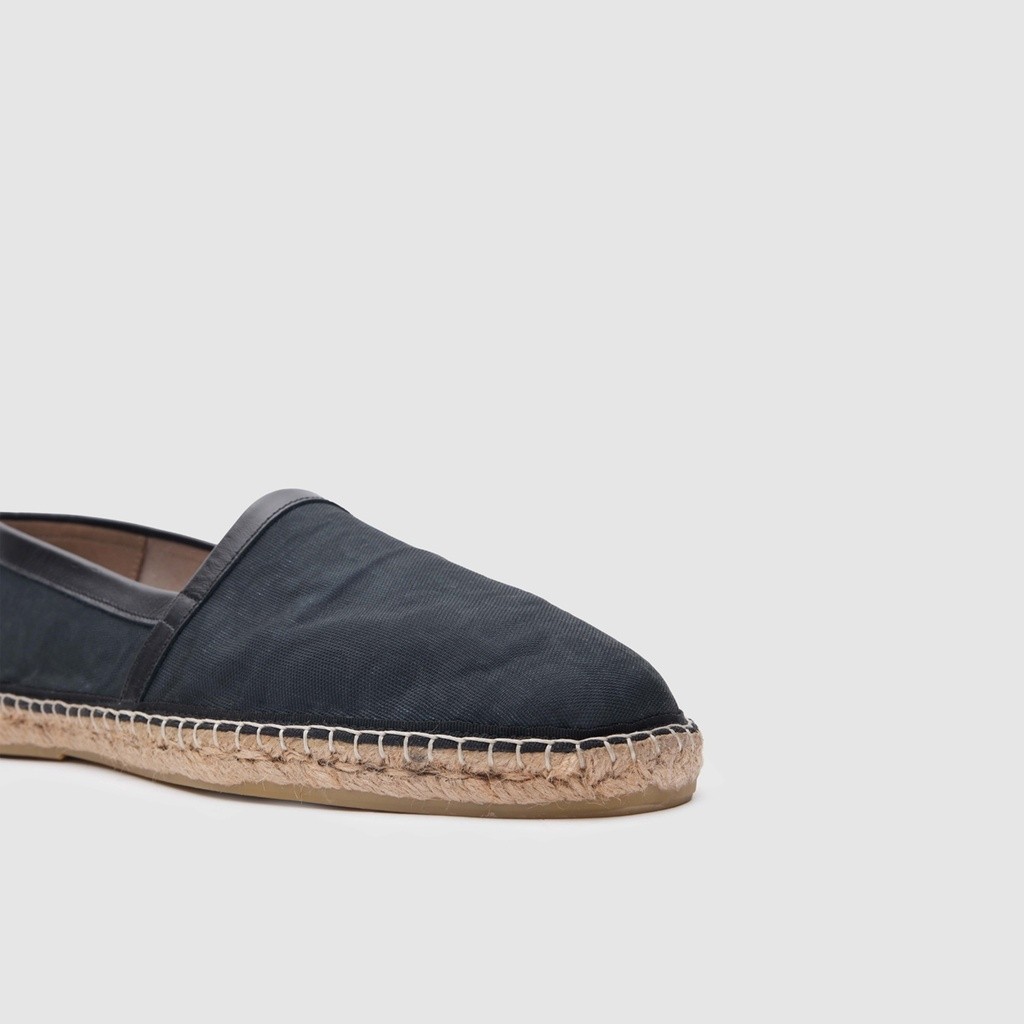Togo Erkek Espadril Ayakkabı 052050, Siyah Monogram, 42 görsel 3