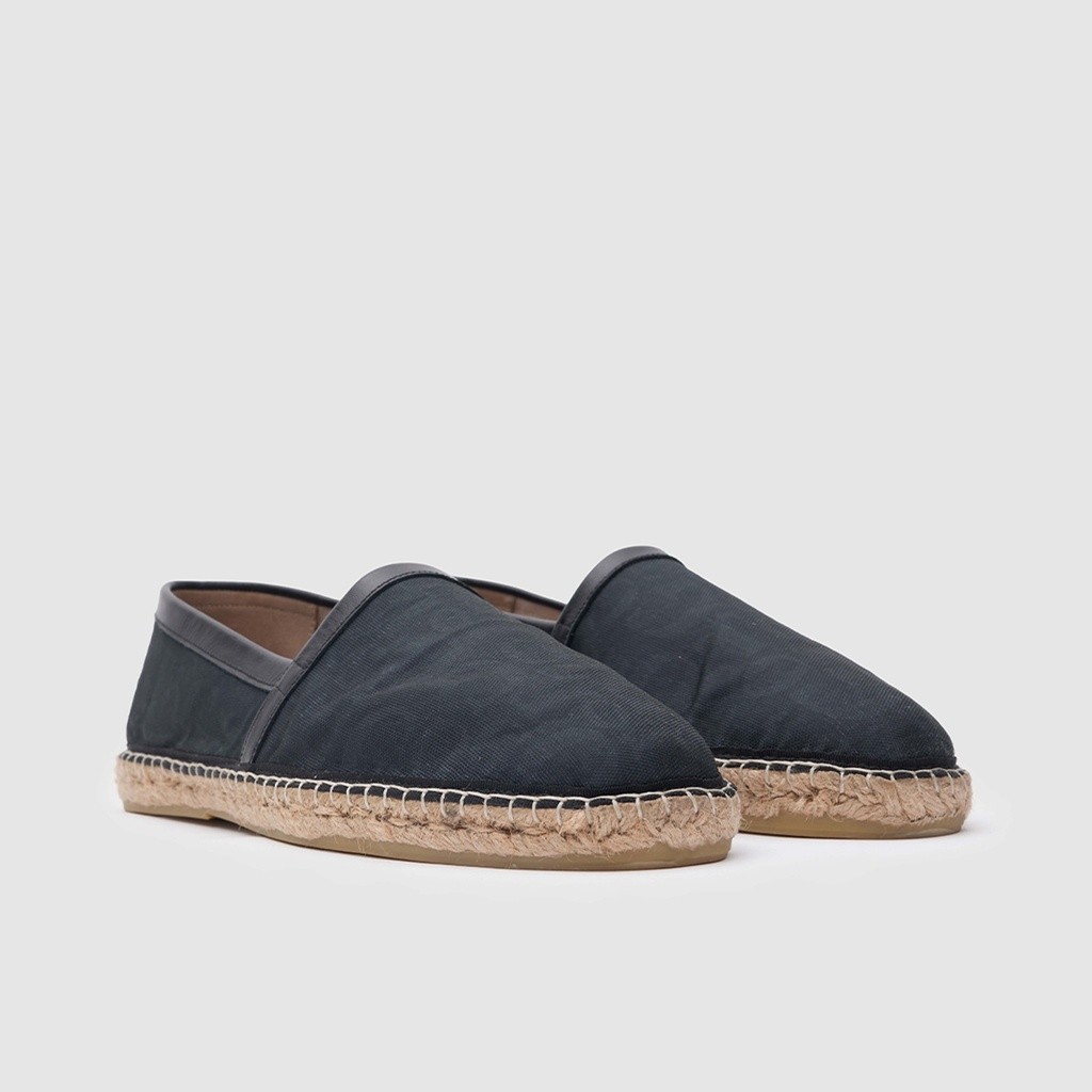 Togo Erkek Espadril Ayakkabı 052050, Siyah Monogram, 42 görsel 5