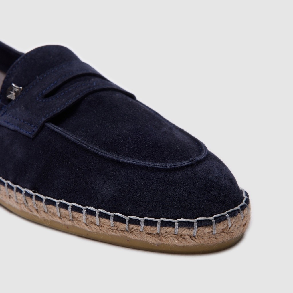 Togo Erkek Espadril Loafer AYAKKABI[052051], Lacivert Süet, 40 görsel 3