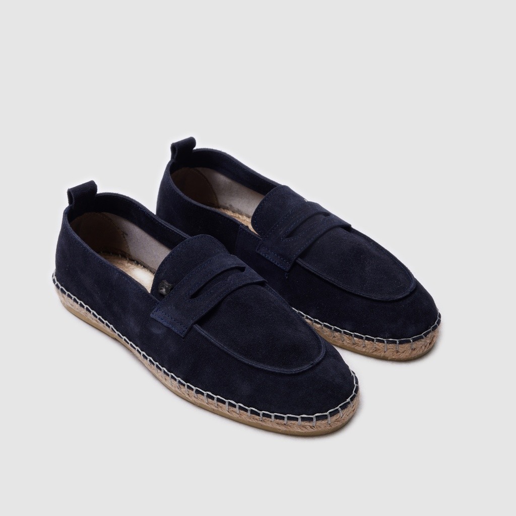Togo Erkek Espadril Loafer AYAKKABI[052051], Lacivert Süet, 40 görsel 4