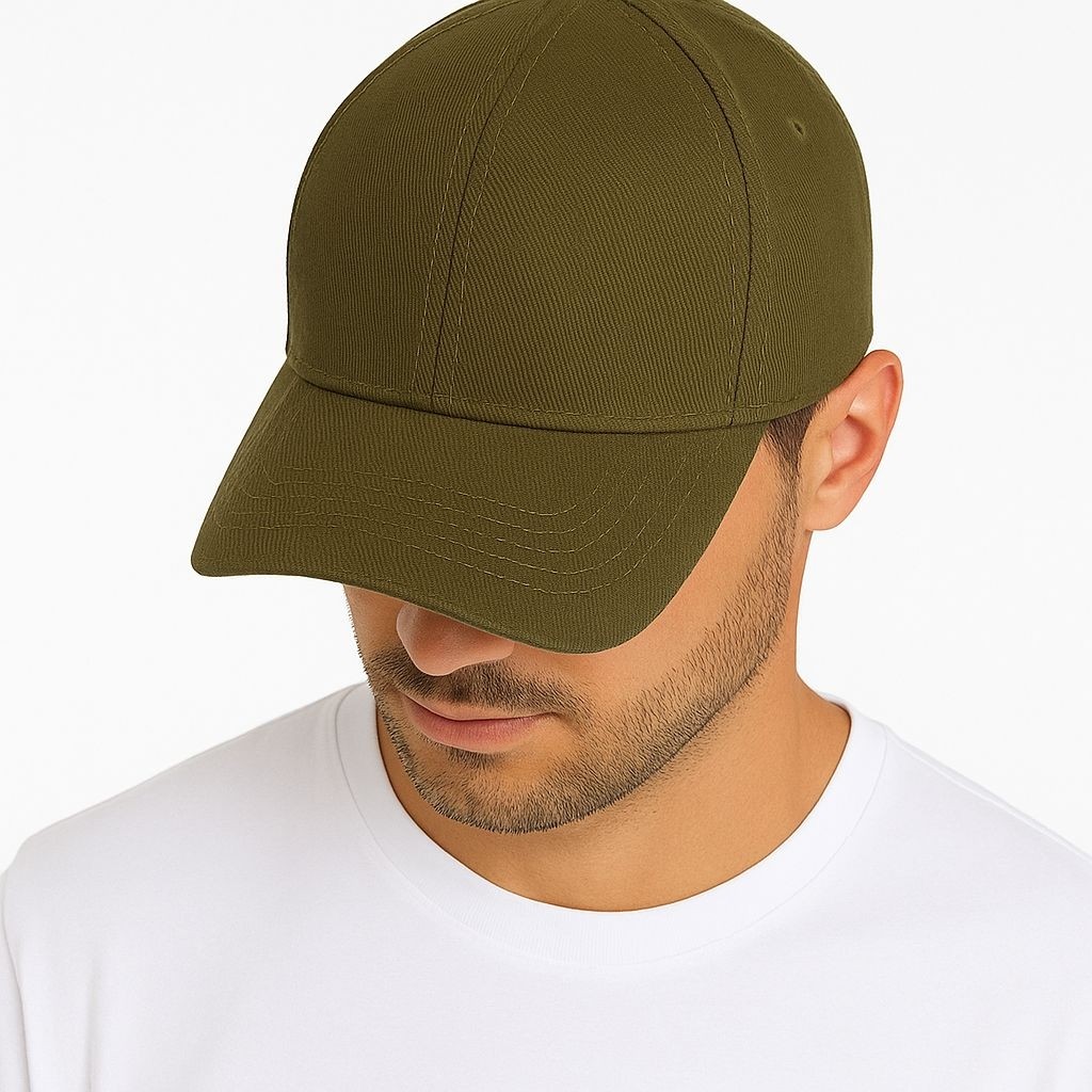 SF Collection Lacivert Spor Ayarlanabilir Pamuklu Cap Şapka görsel 4