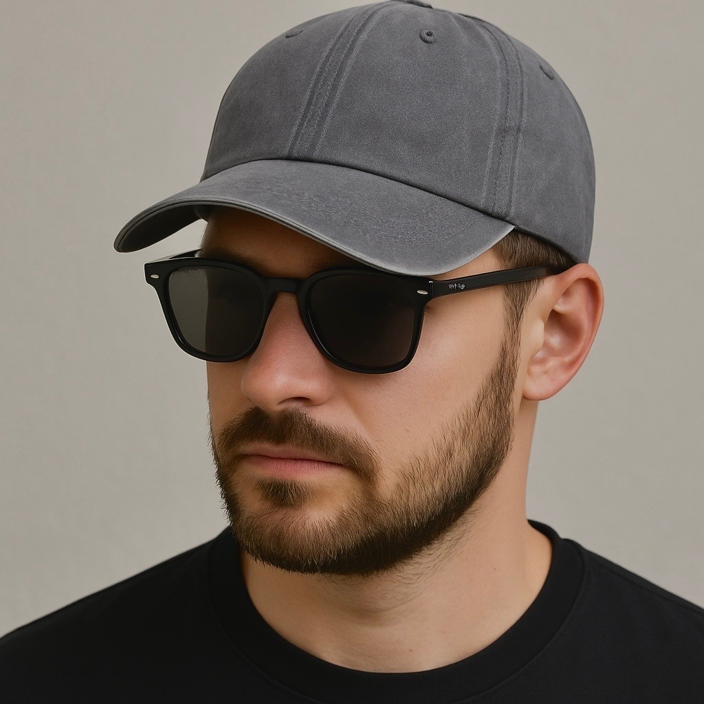 SF Collection Unisex Eskitme Detaylı Yıkamalı Pamuklu Kot Vintage Şapka