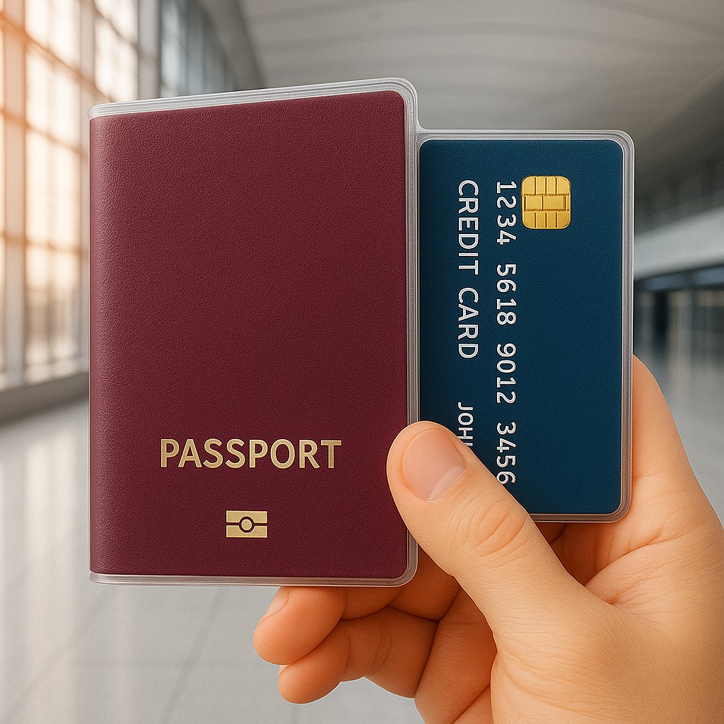Boldy Şeffaf Pasaport Kılıfı - Cepli Pasaport Koruma Kabı - Waterproof Pasaport Koruyucu - Su Geçirmez Pasaportluk 1 Adet görsel 8