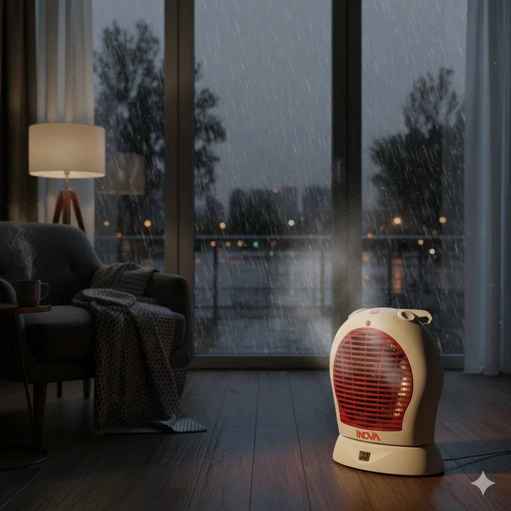 Resim Inova Gust 3 Kademeli Dönerli Turbo Fanlı Isıtıcı 2000 W 