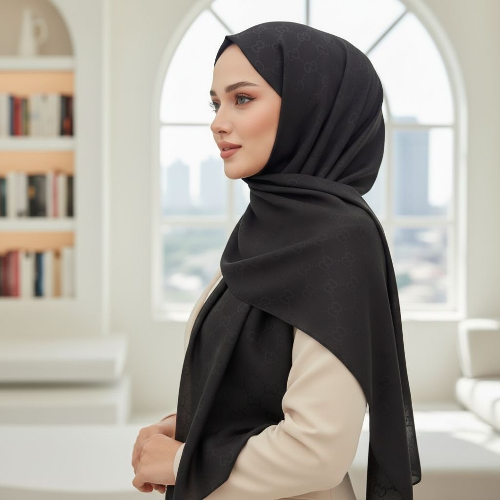 Revam Collection Revam Collectıon G Desen Çift Taraflı Ipeksi Kaşmiş Şal görsel 2
