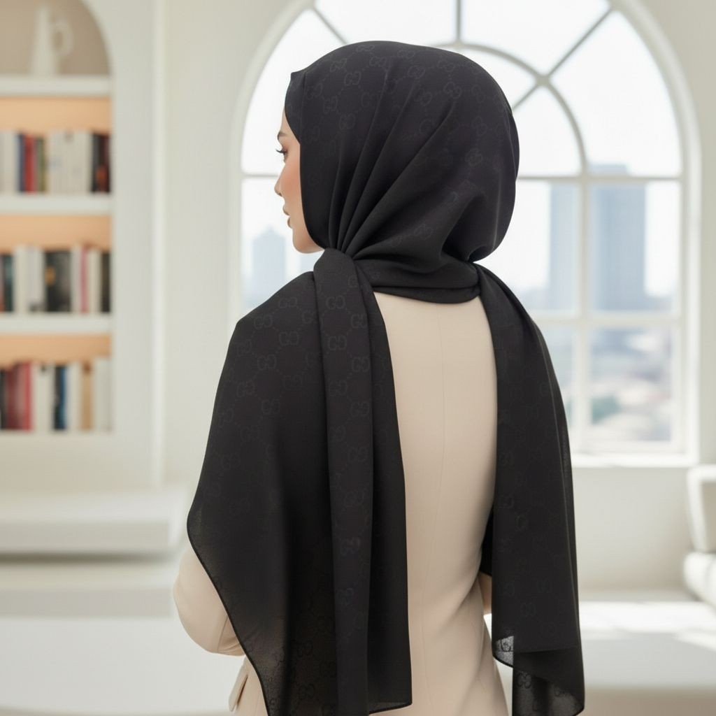 Revam Collection Revam Collectıon G Desen Çift Taraflı Ipeksi Kaşmiş Şal görsel 3